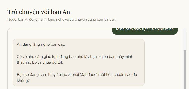 Trò chuyện với An